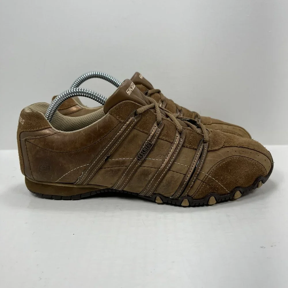 Skechers Patroller Suede Brown Womens US Size 8.5 EUR 38.5 46071 Sneakers